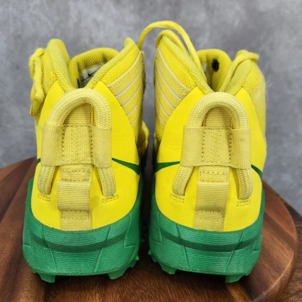Nike Force Savage Pro 2 Oregon Ducks Football Cleats‎ Mens 15 Yellow Green Shoes